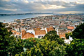 Lisbona - Vista della citt dal Castello di Sao Jorge. 